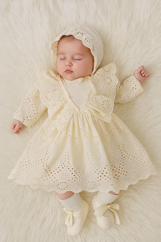 Clara Özel  Gün Mevlütlük  Dantelli 4  Parça Premium Set