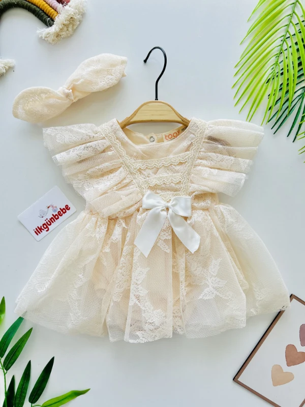 Ahsen Dantel Detaylı  Bodysuit Özel Gün Elbise