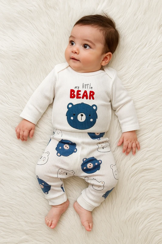My Little Bear %100 Pamuk 2’li Takım