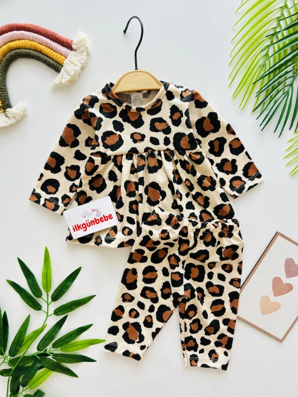 Leopar Desenli 2’li Mevsimlik Takım