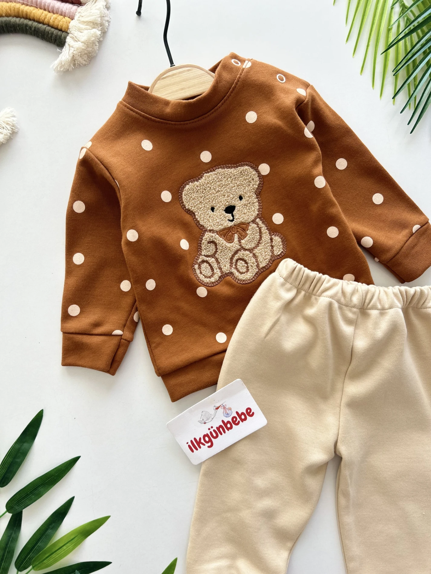 Teddy Bear %100 Pamuk 2’li Takım