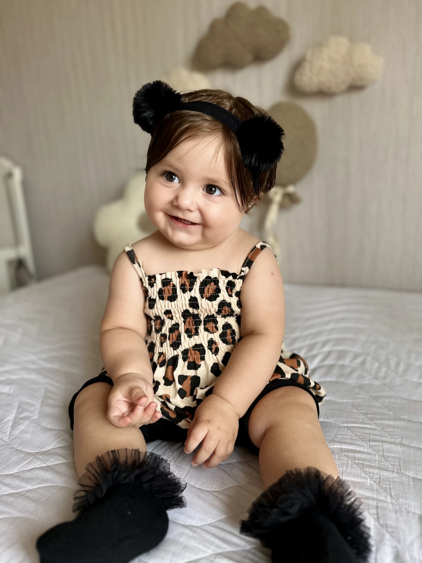 Leopar Desenli Askılı 2’li Takım