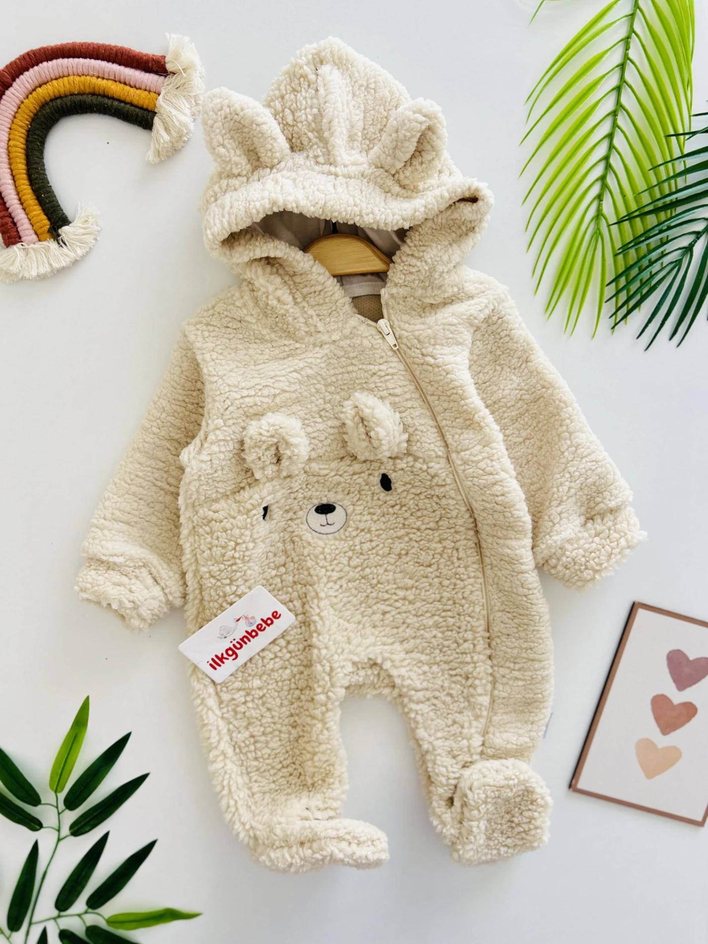 Koyun Yünü Kışlık Polar Kumaş Tulum