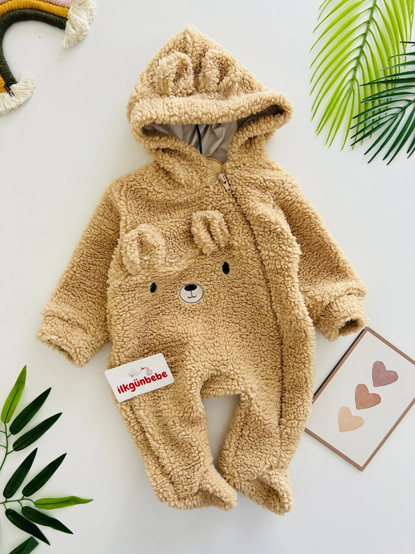 Koyun Yünü Kışlık Polar Kumaş Tulum