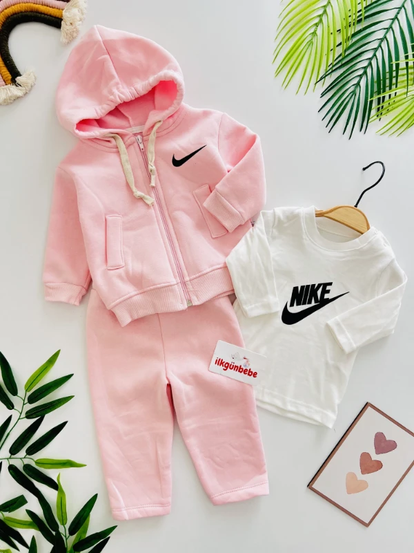 Marka 3 İp Şardonlu Kışlık Premium Kalite 3’lü Takım