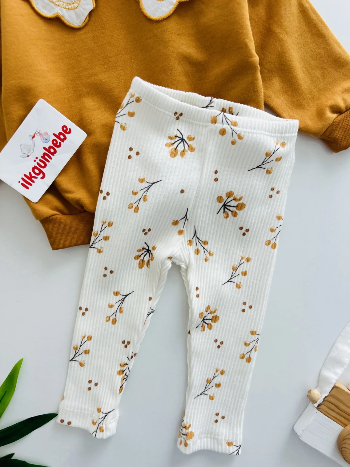 Vintage Yaka Taytlı 2’li Takım