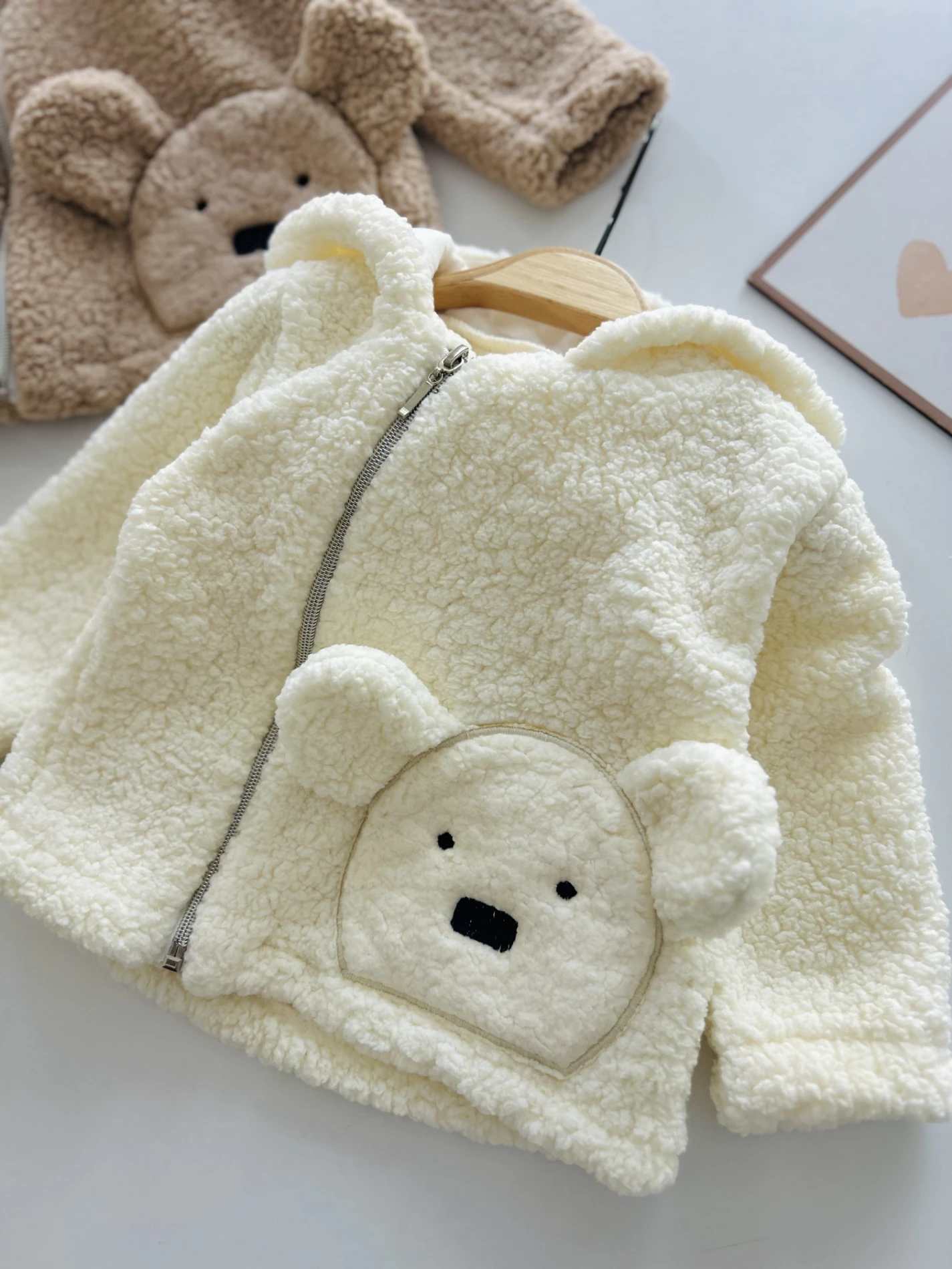 Teddy Bear  Fermuarlı Welsoft Mont