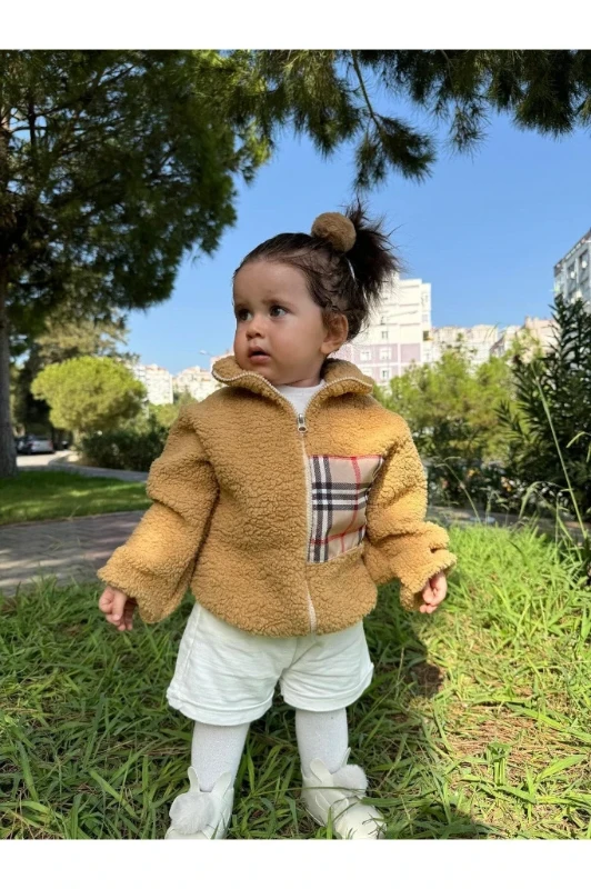 Fermuarlı Yumuşacık Polar Kumaş İçi Astarlı Mont