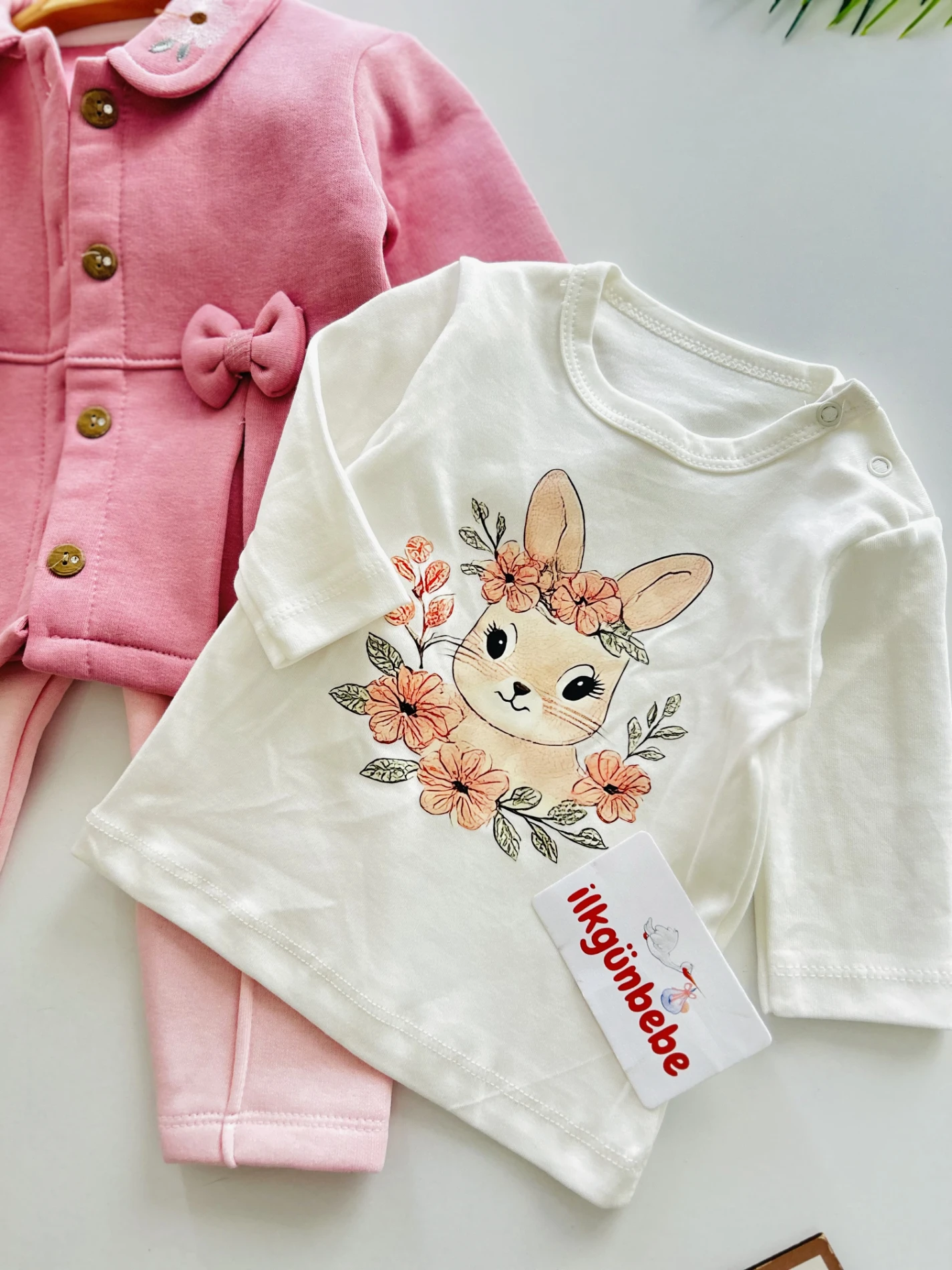 Fiyonklu Yaka Detaylı   3 İp İçi Şardonlu Kışlık 3’lü Premium Kalite Takım