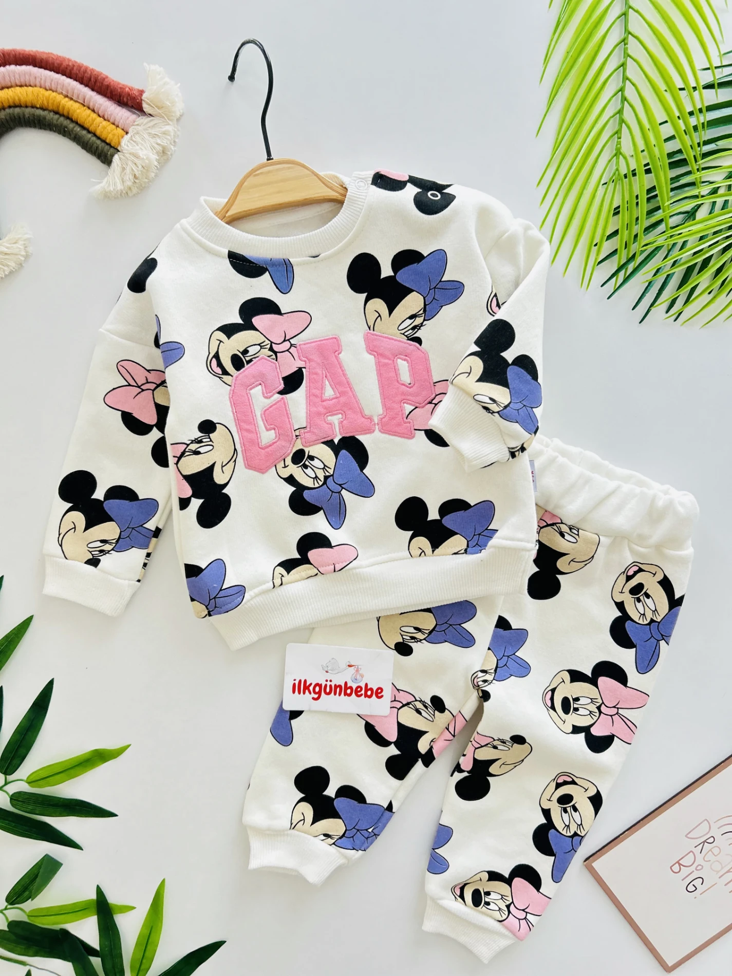 Gap 3 İp İçi Şardonlu Kışlık 2’li Takım