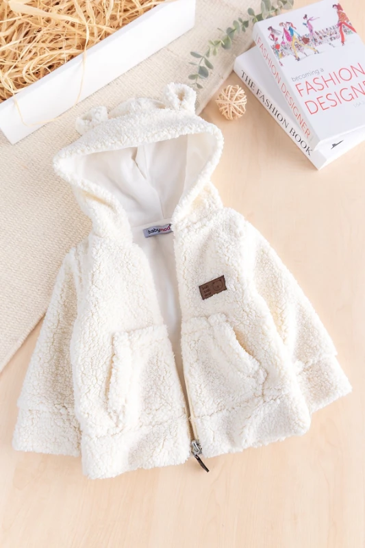 Welsoft Penye Astarlı Kapüşonlu  Bebek Mont