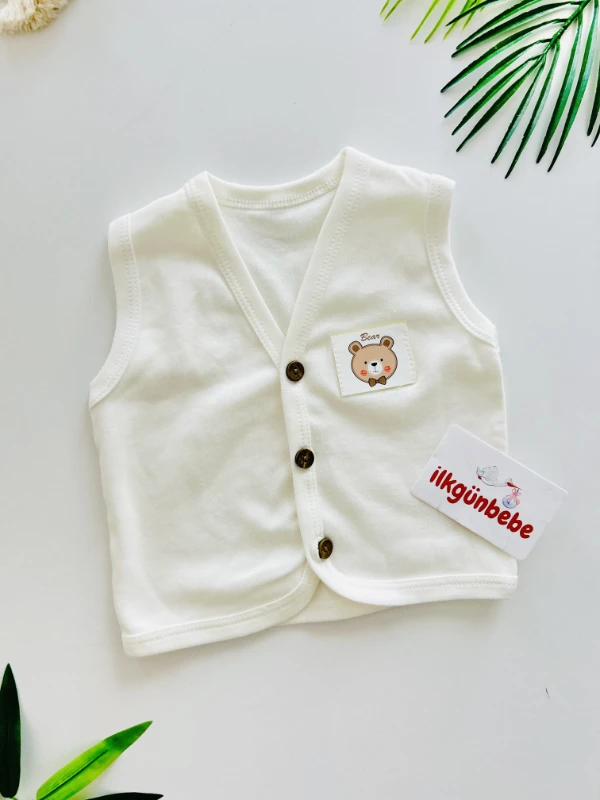 %100 Pamuk Bebe Yelek