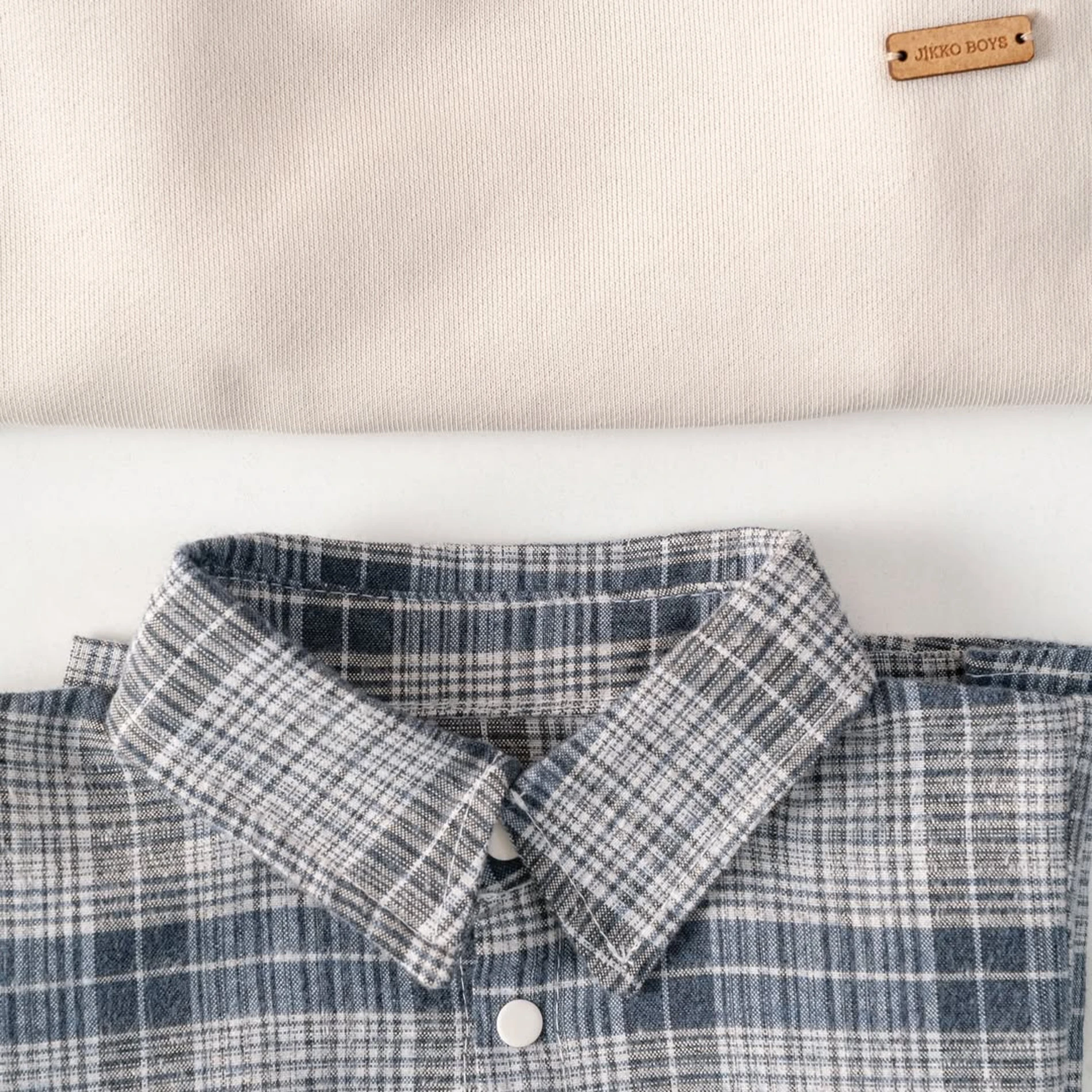 Premium Kalite Erkek Bebek Gömlek Sweatshirt Ve Kot Pantolon 3'Lü Takım 