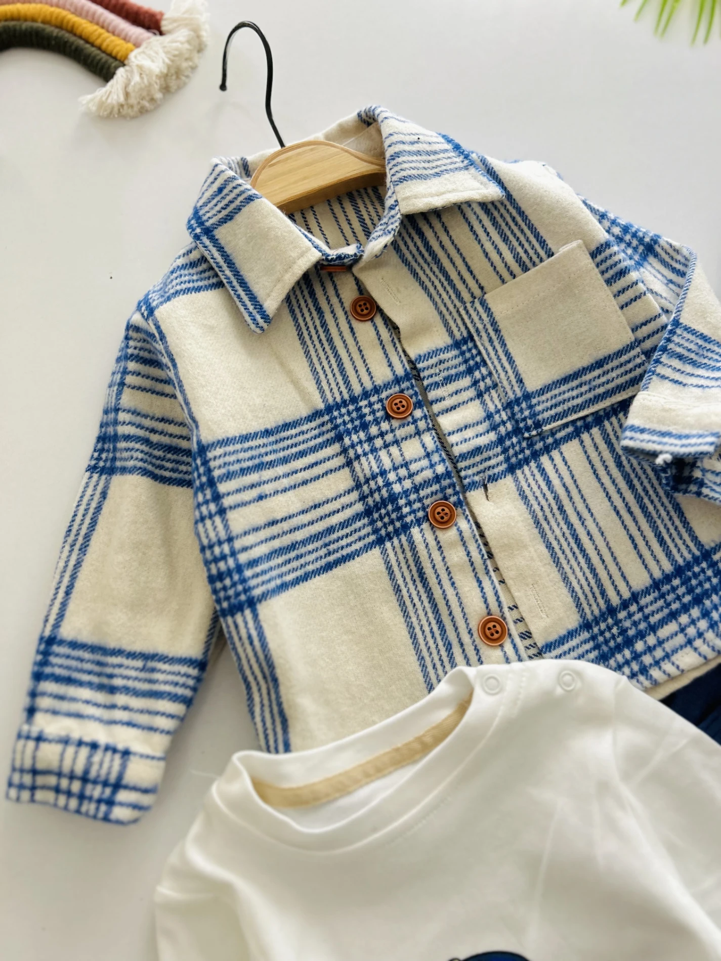 Oduncu Gömlek Şapkalı Oversize Hiphop Pantolon Badili 4lü Erkek Çocuk ve Bebek Takım