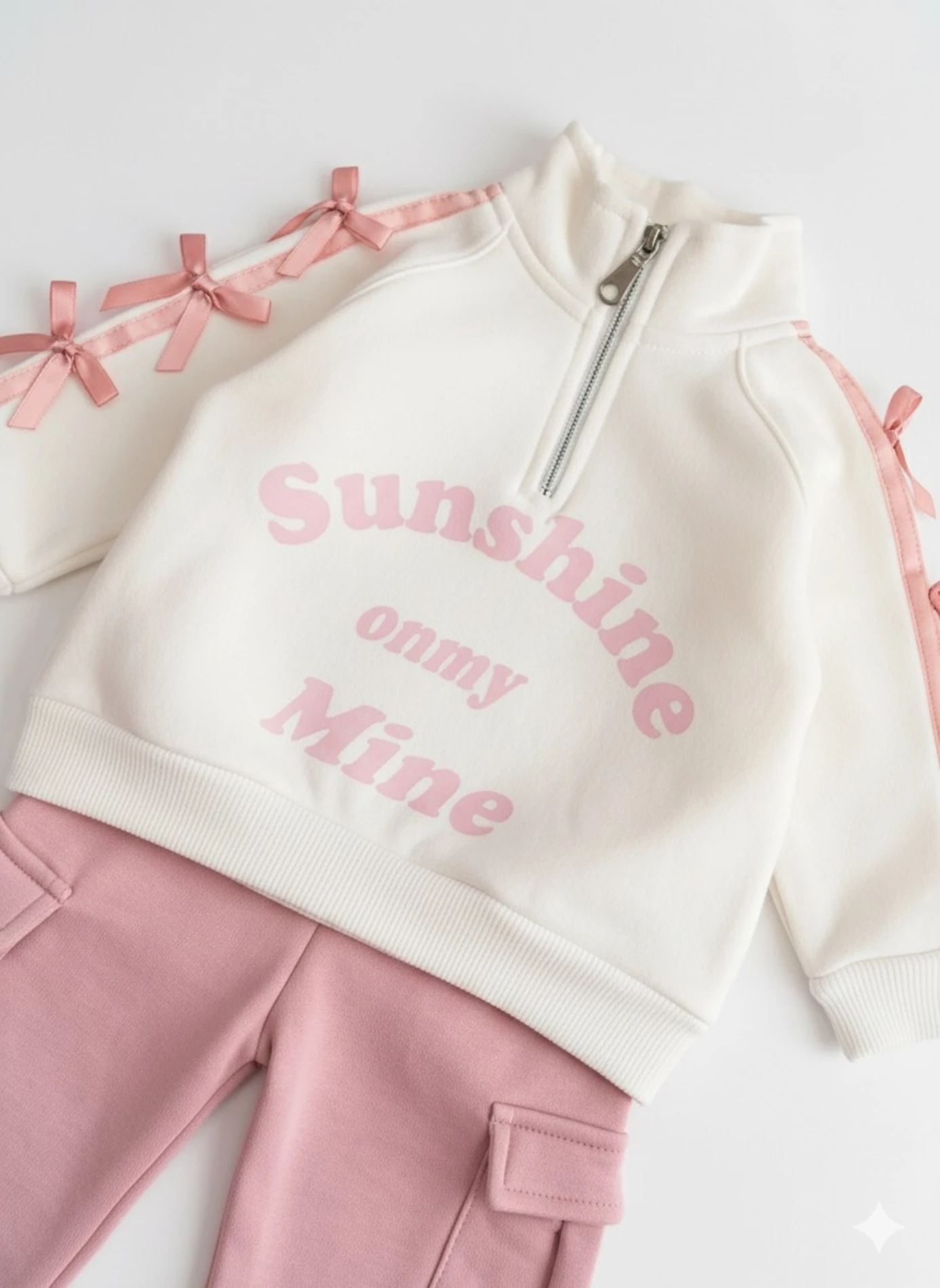 Sunshine Fiyonklu Detaylı 3 İp Şardonlu Kışlık Takım