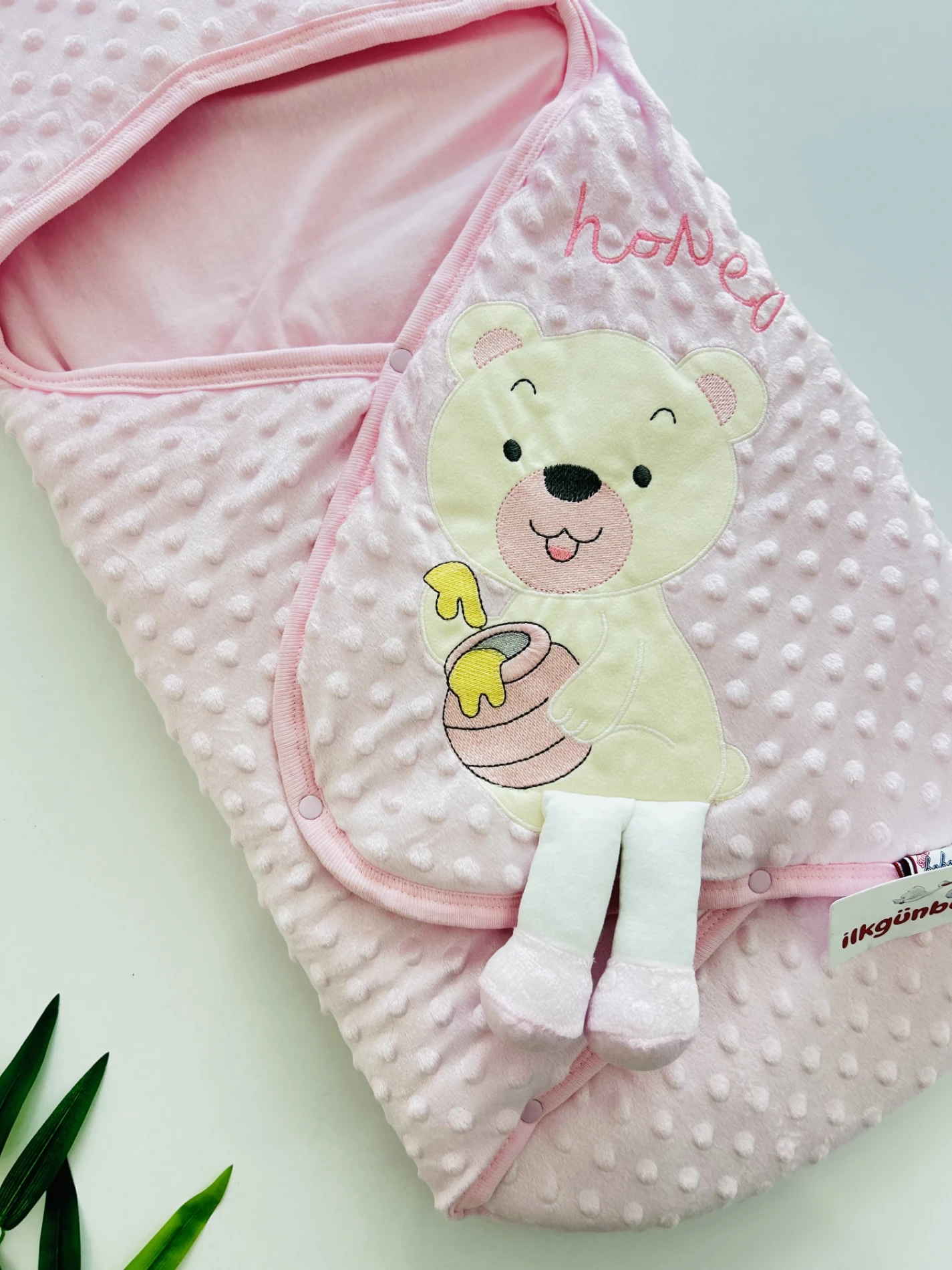Teddy Honey Nakışlı Kundak