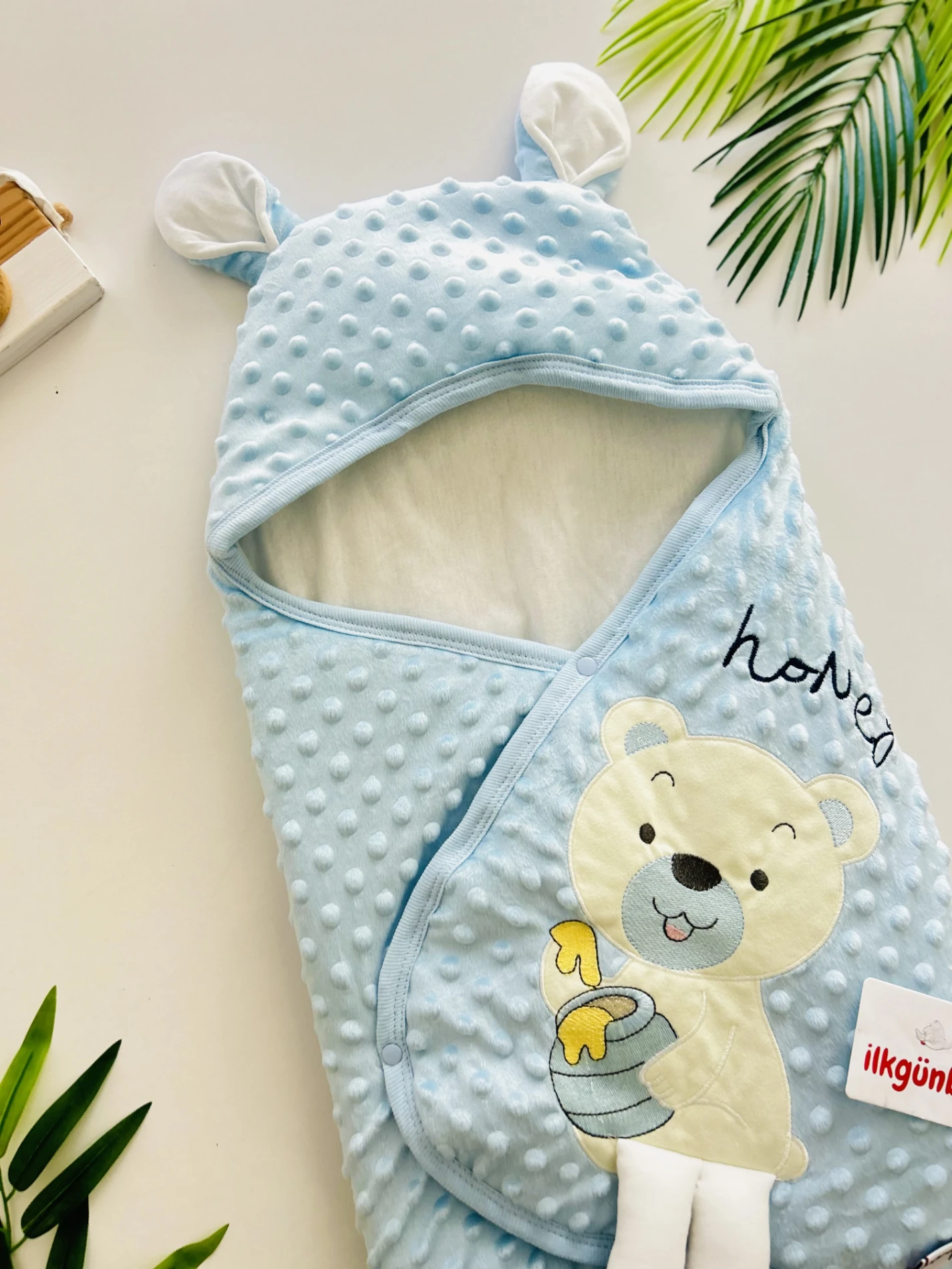 Teddy Honey Nakışlı Kundak