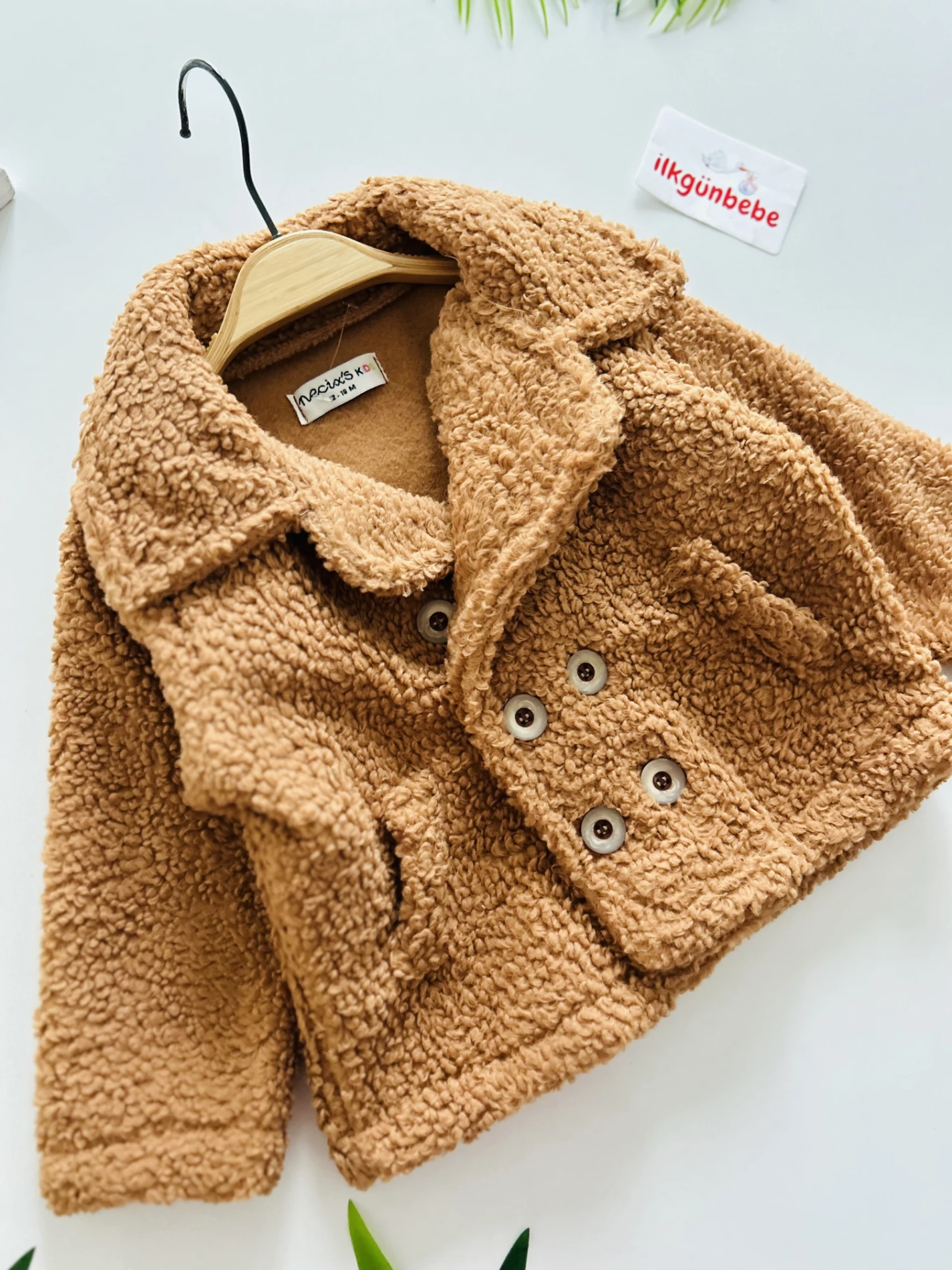 Peluş Yumuşacık Dış Giyim Unisex  Trenç Model  Ceket 