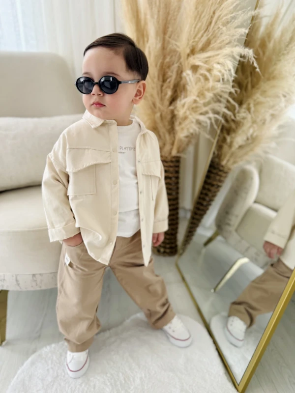 Gabardin Ceketli Premium Kalite Pantalonlu Uzun Kollu Bodyli Şık Spor Takım