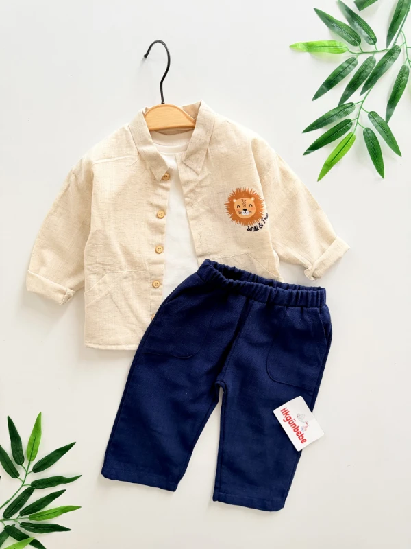 Tiger Müslin Kumaş Premium Kalite 3’lü Takım