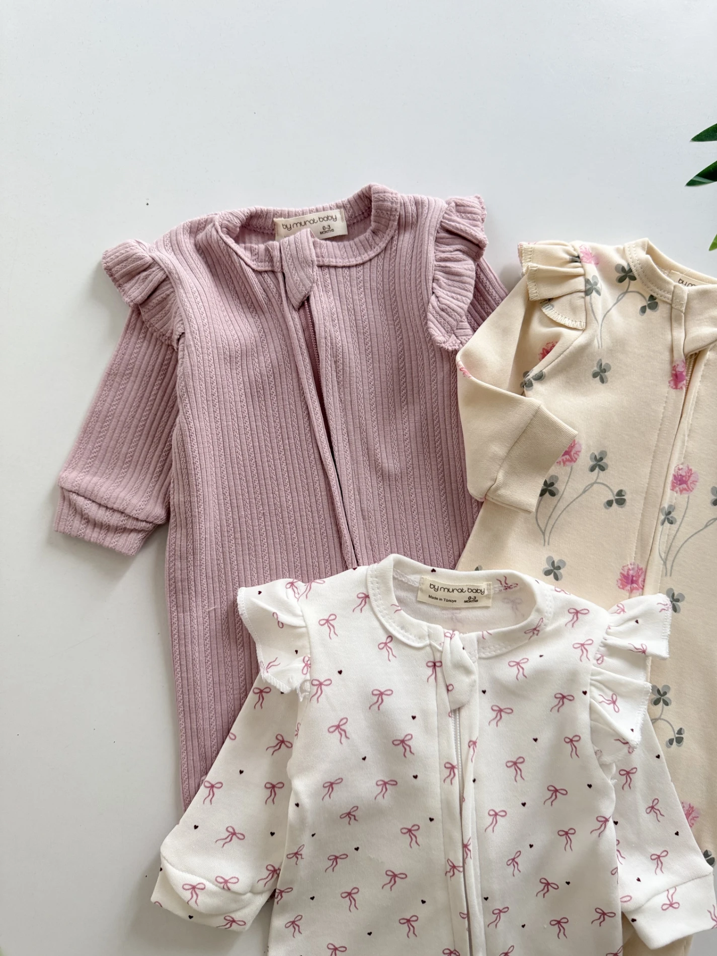 Bahar Çiçek Temalı  %100 Pamuk 3 Bandana 3 Tulum Set