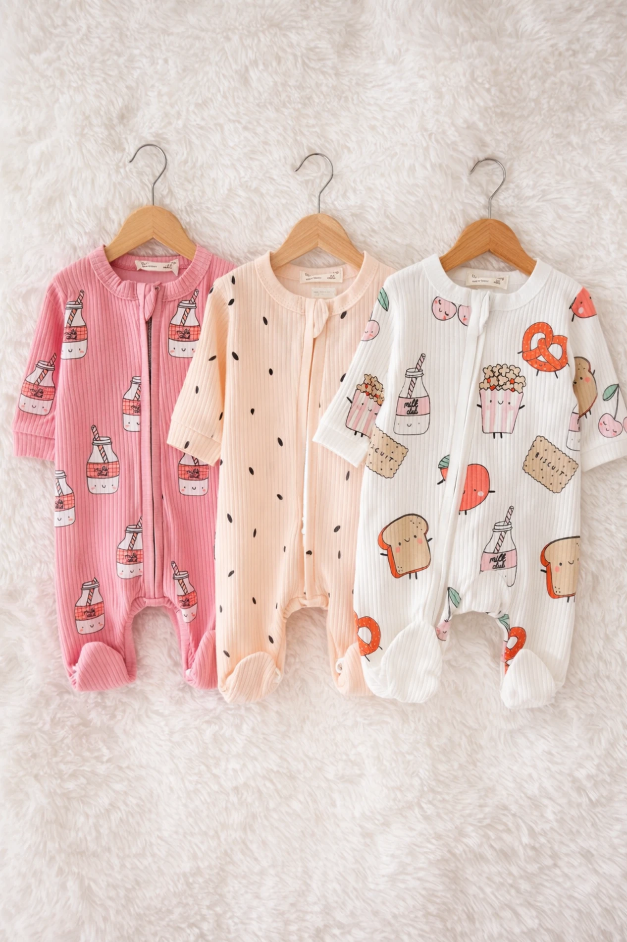 Milk %100 Pamuk  3 ‘lü Tulum Set