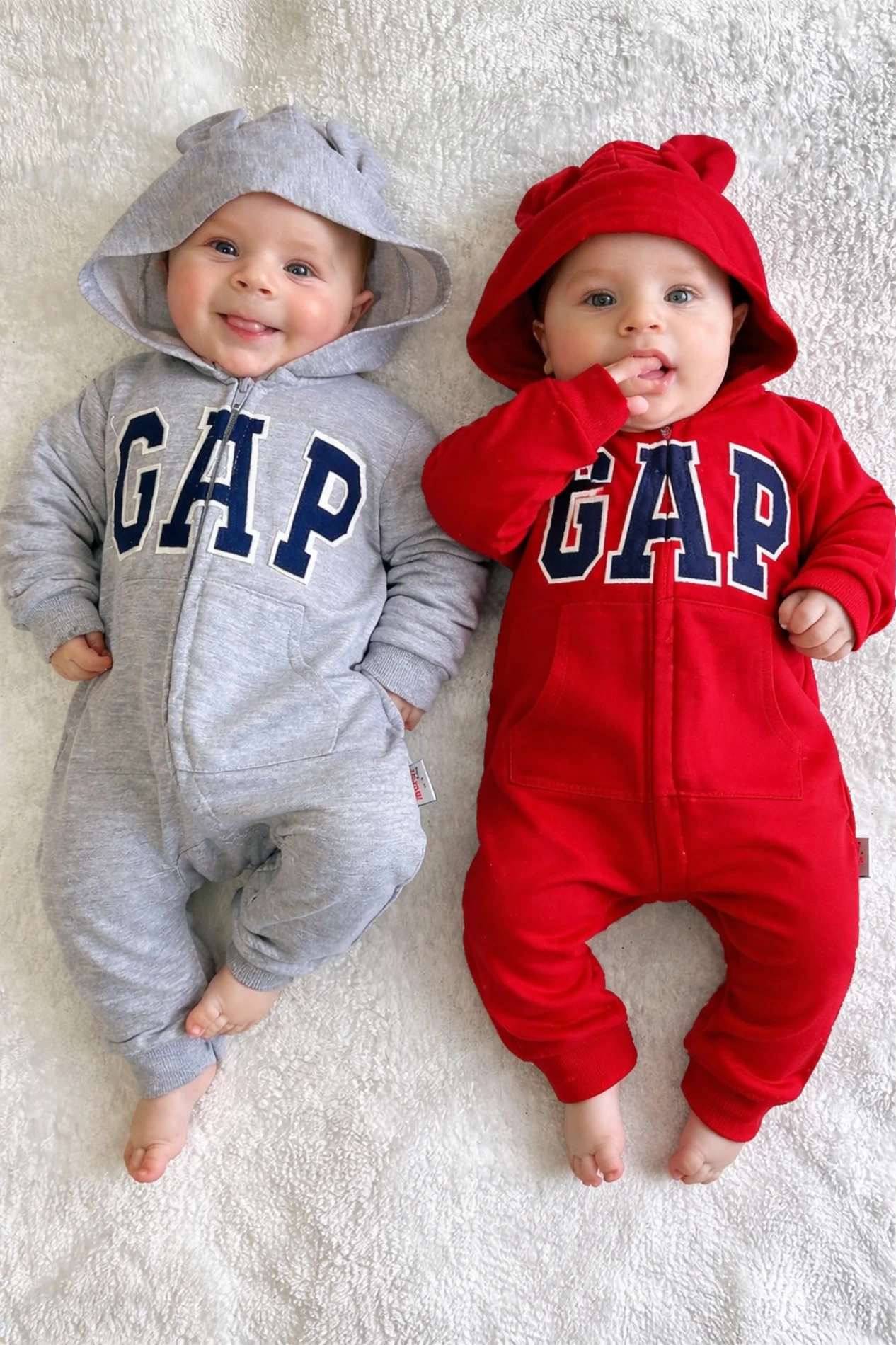 Marka 2 İp Kapüşonlu Fermuarlı Tulum 