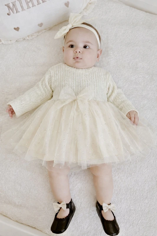 Star Parıltılı Tütülü Triko Kumaş Üstlü Pens Fiyonklu Tokalı Premium Kalite Ürün 