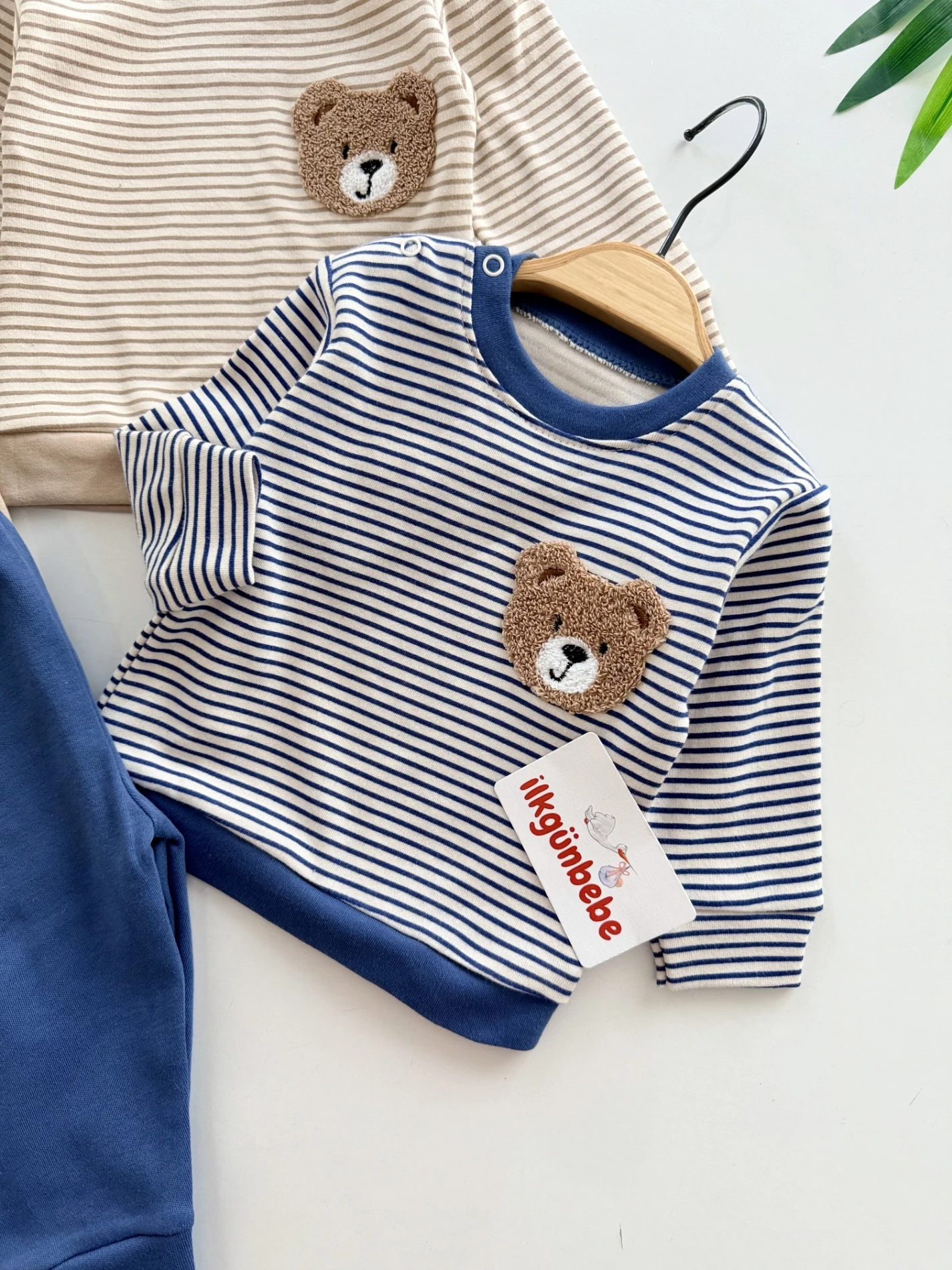 Teddy Çizgili 2’li Mevsimlik Takım