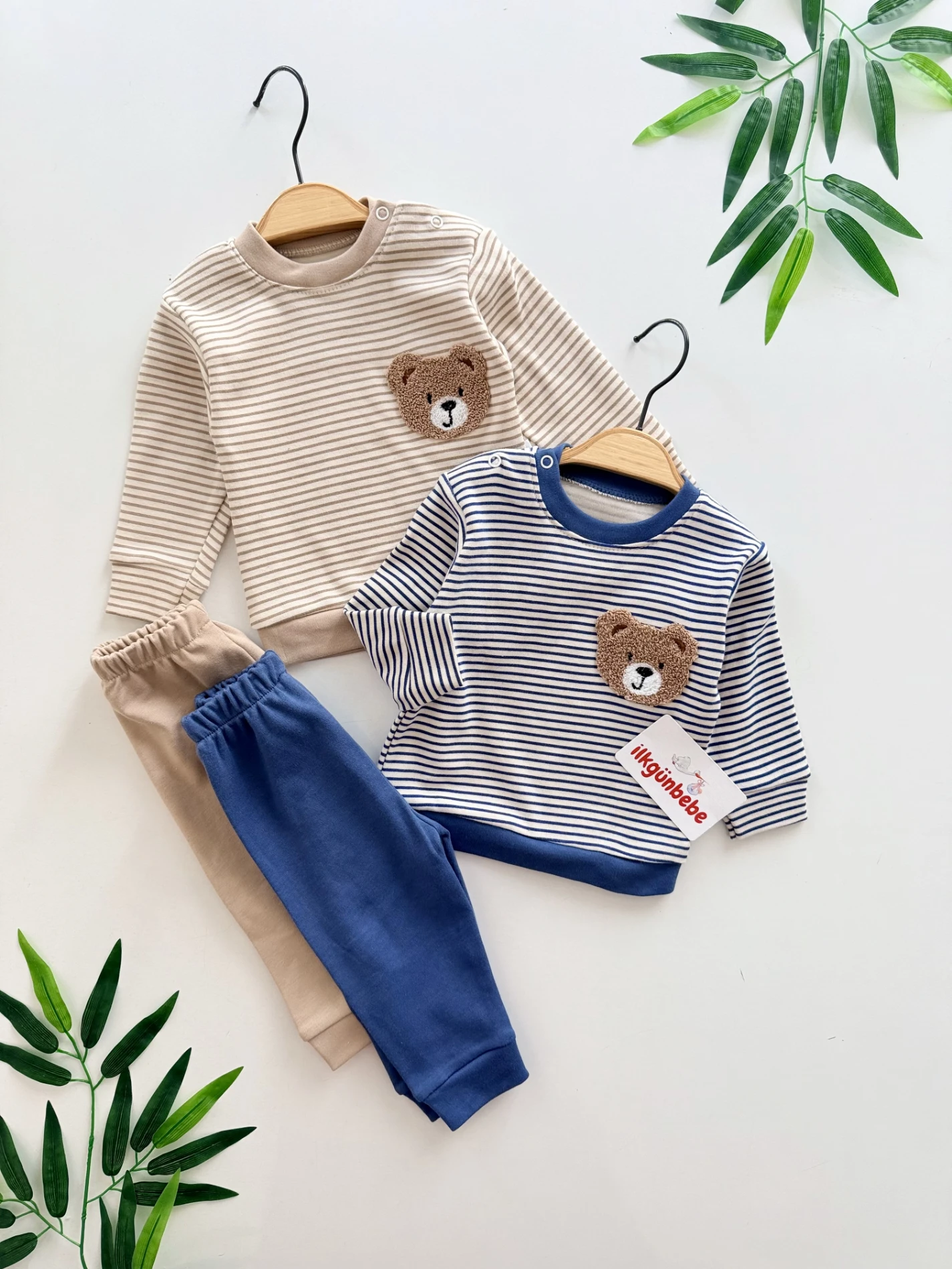 Teddy Çizgili 2’li Mevsimlik Takım