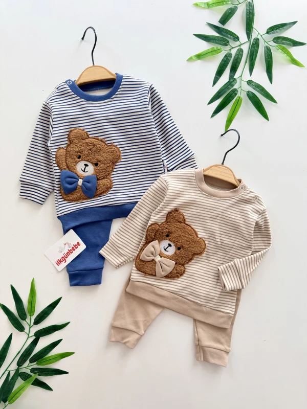 Teddy Çizgili 2’li Mevsimlik Takım