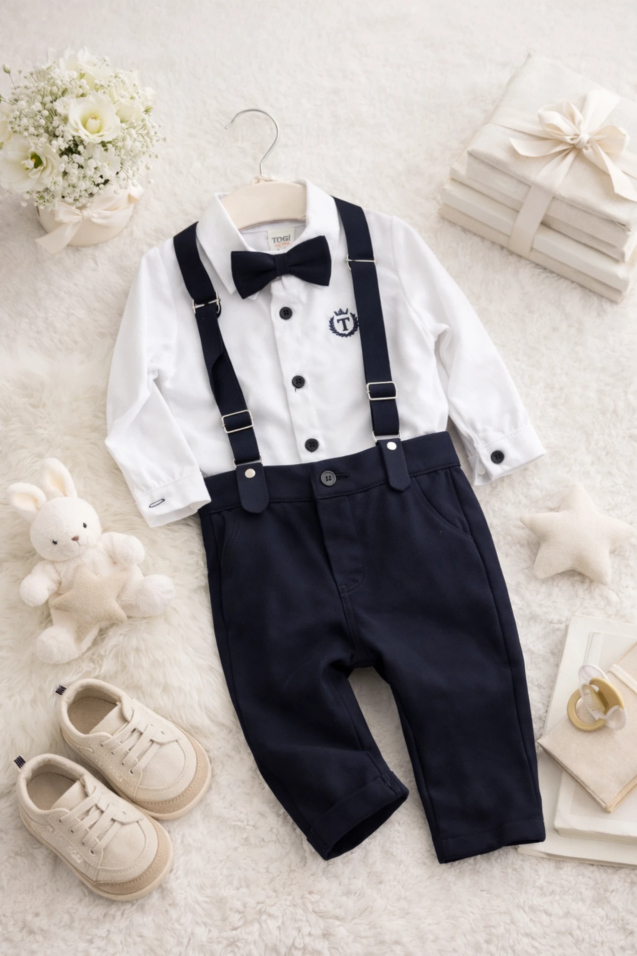 Papyonlu Askılı Özel Koleksiyon Şık Takım