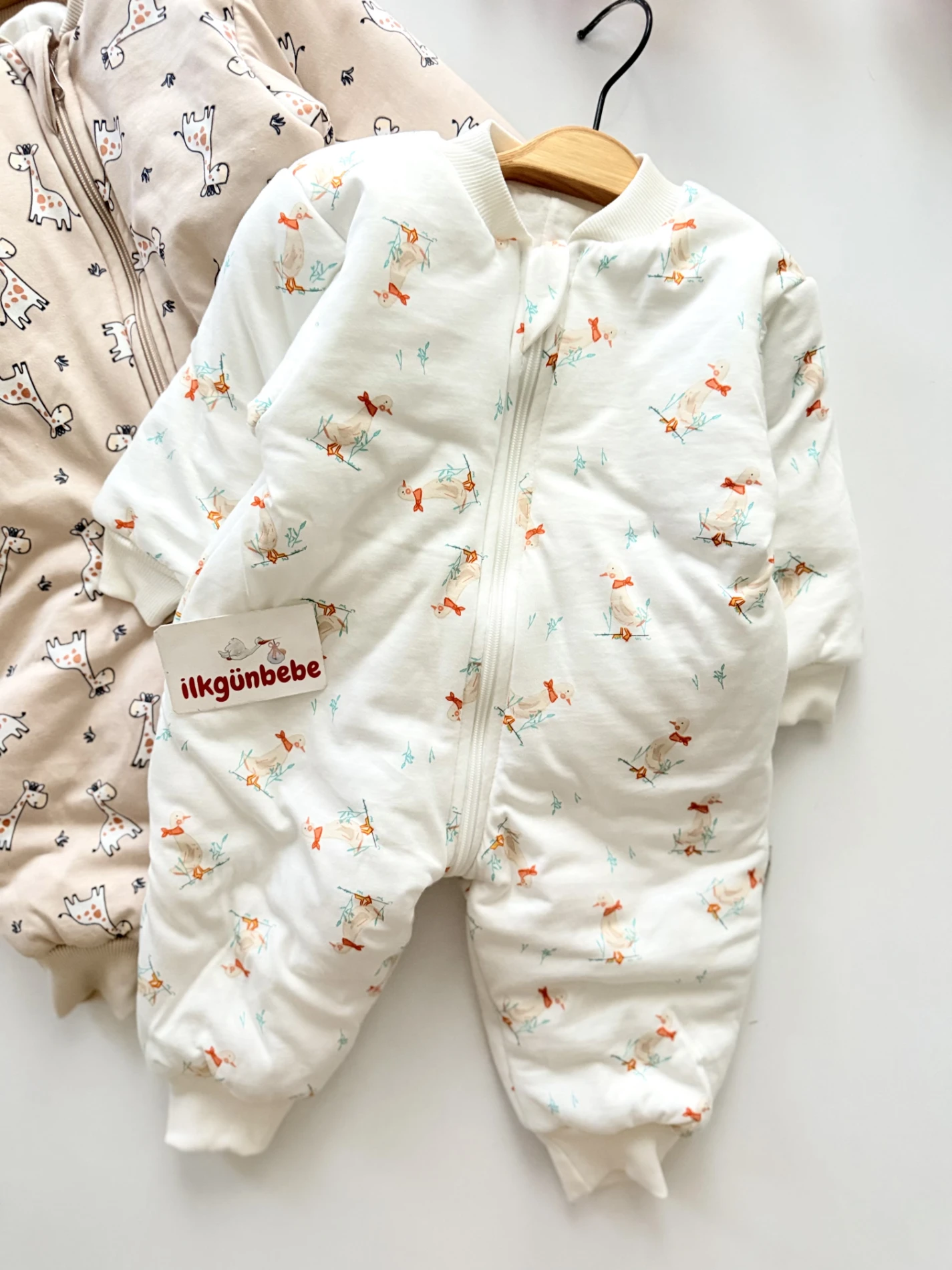 Kuğu Desenli 2.5 Tog Premium Kalite Unisex Uyku Tulumu