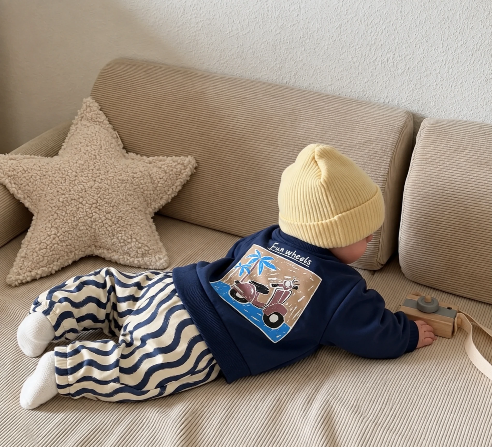 Good Vibes Arkası Baskılı Pinterest Premium %100 Pamuk  Takım 