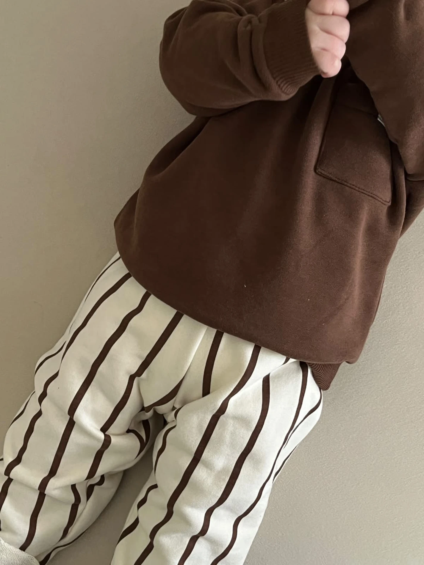 Smile Çizgili Şardonlu Premium  %100 Pamuk Pinterest Takım