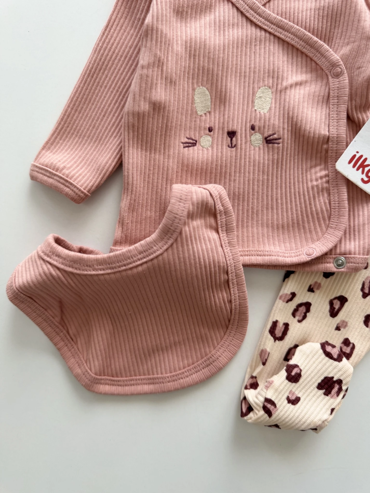 Leogirl %100 Pamuklu 5li Hastane Çıkışı Set