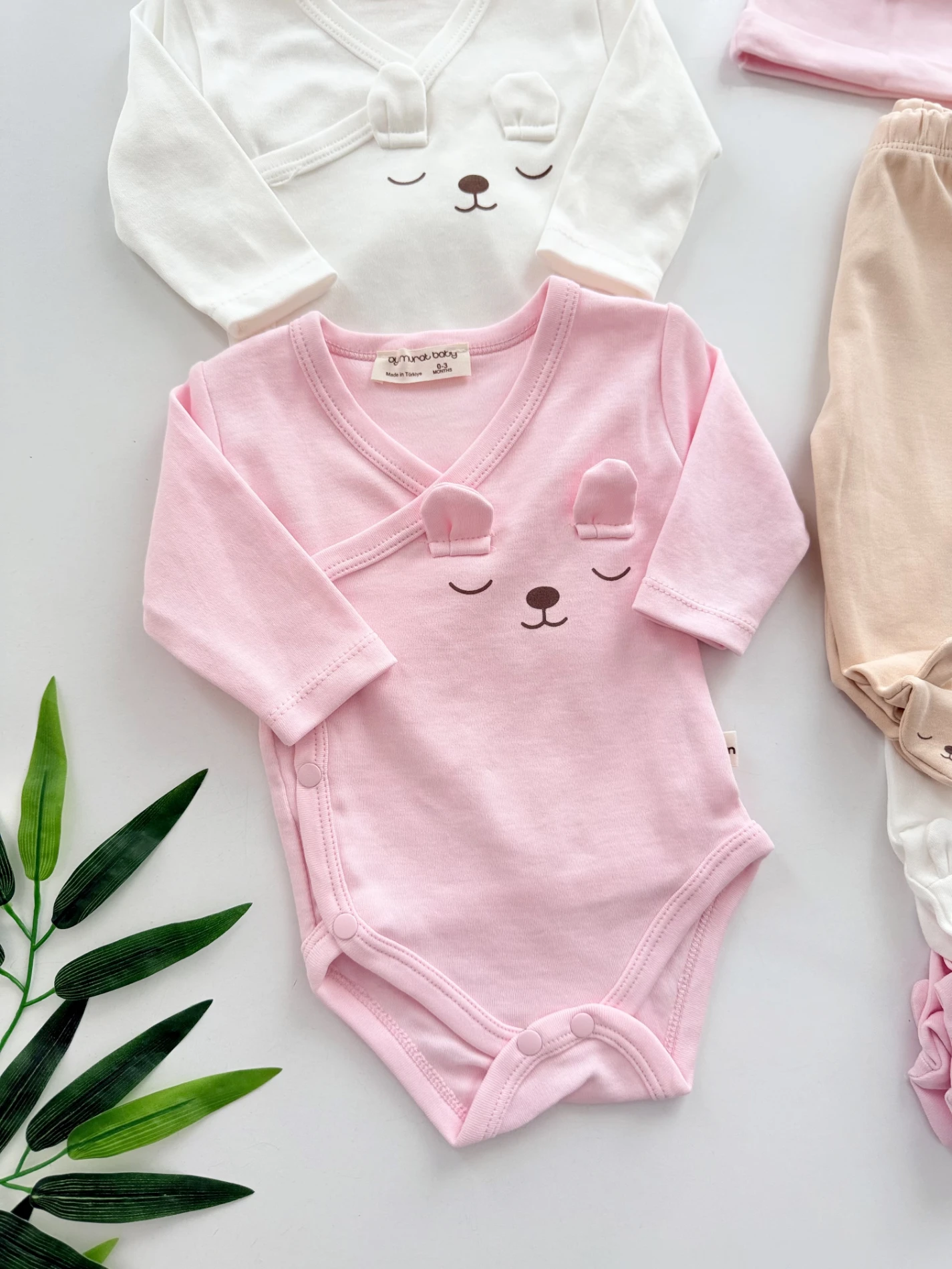 Sleepy Teddy 3 Parça %100 Pamuk Takım