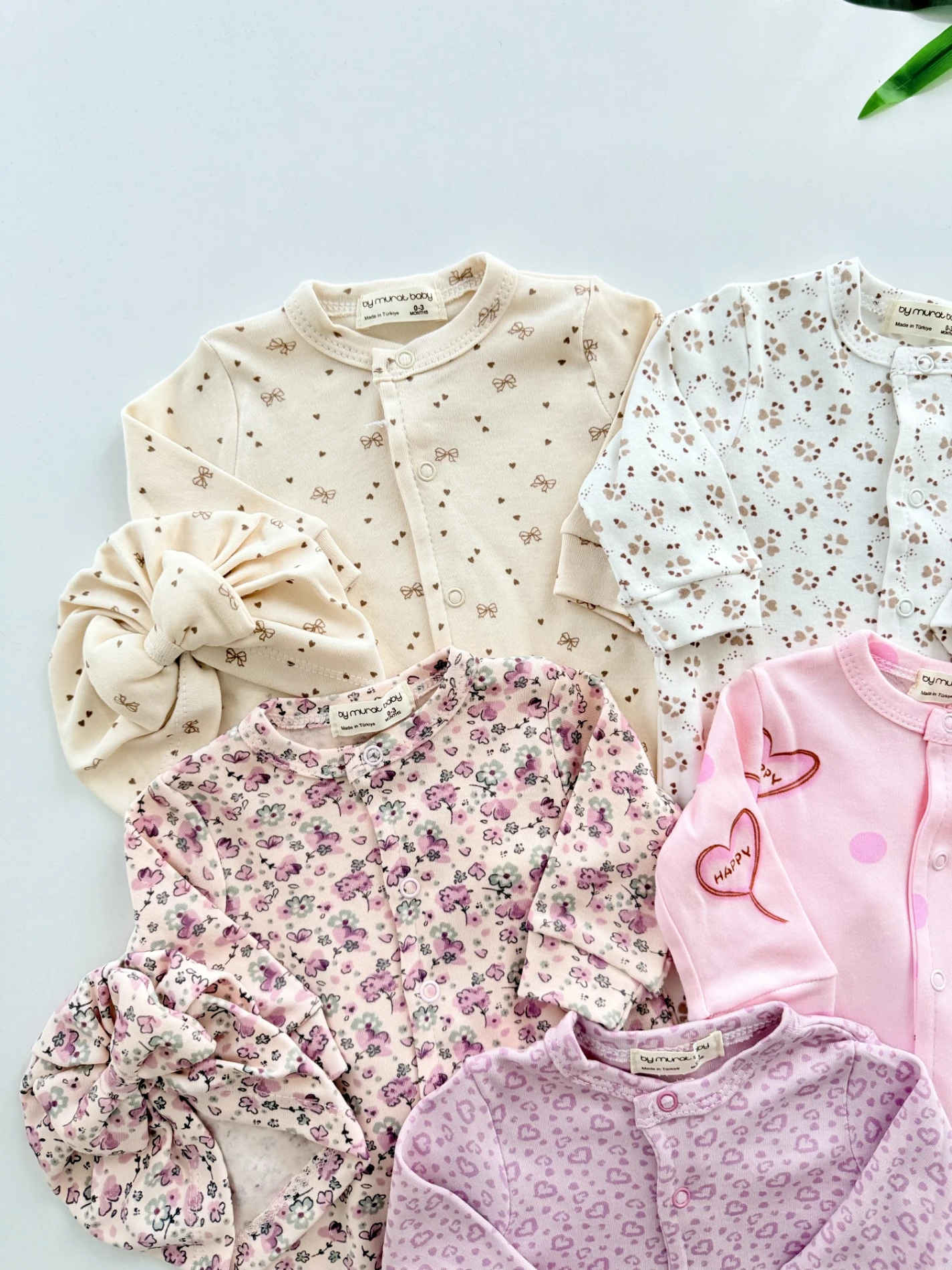 Bahar Çiçek Temalı 5 Parça %100 Pamuk Set