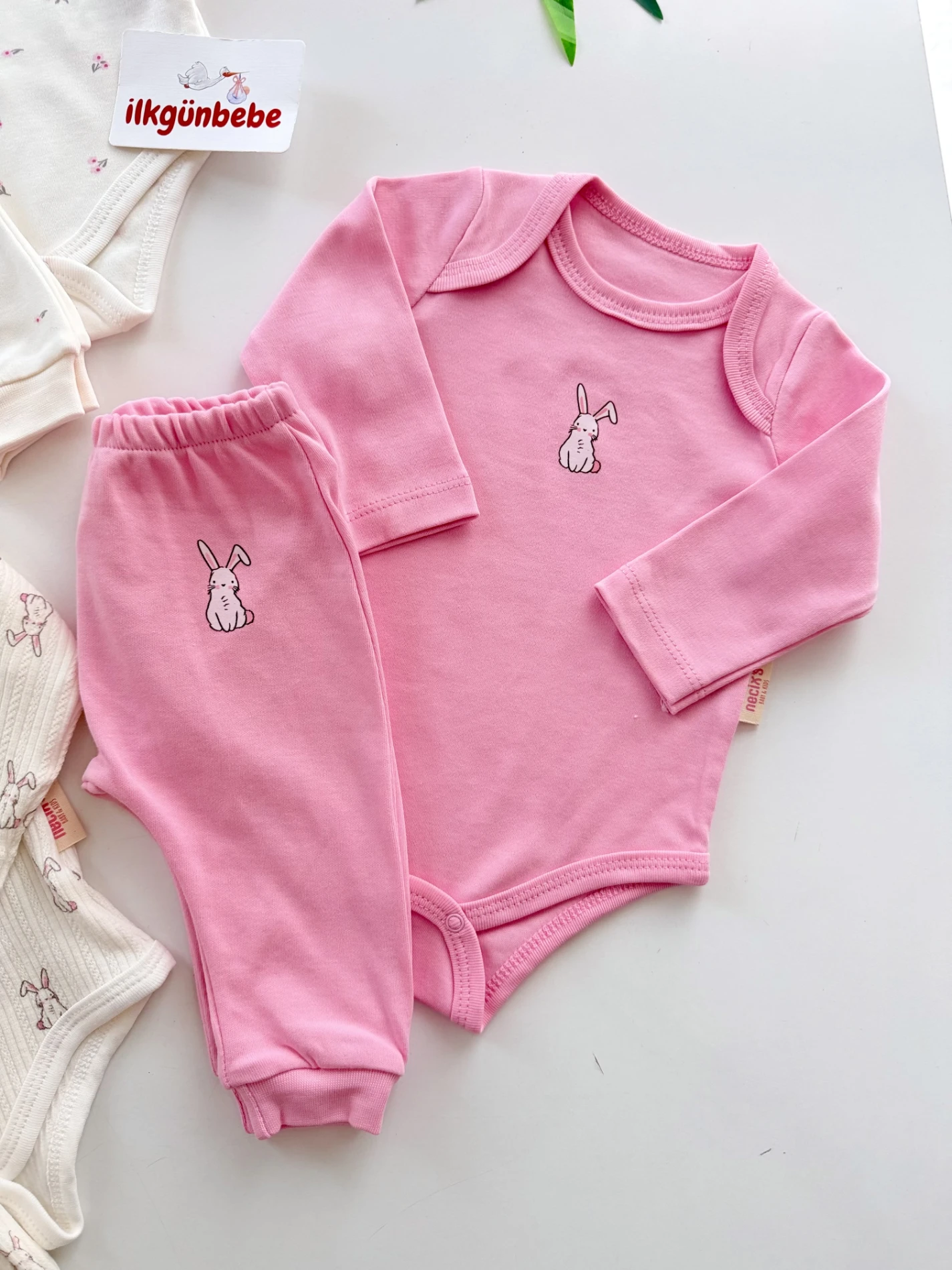 Cute Rabbit 6 Parça Zıbın & Alt Takım 