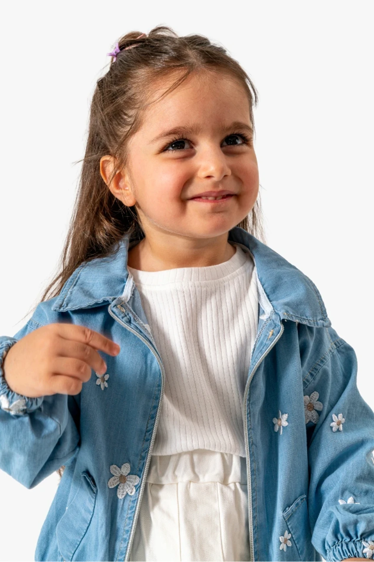 Papatya Bomber Ceketli Badili Etekli 3’lü Premium Takım