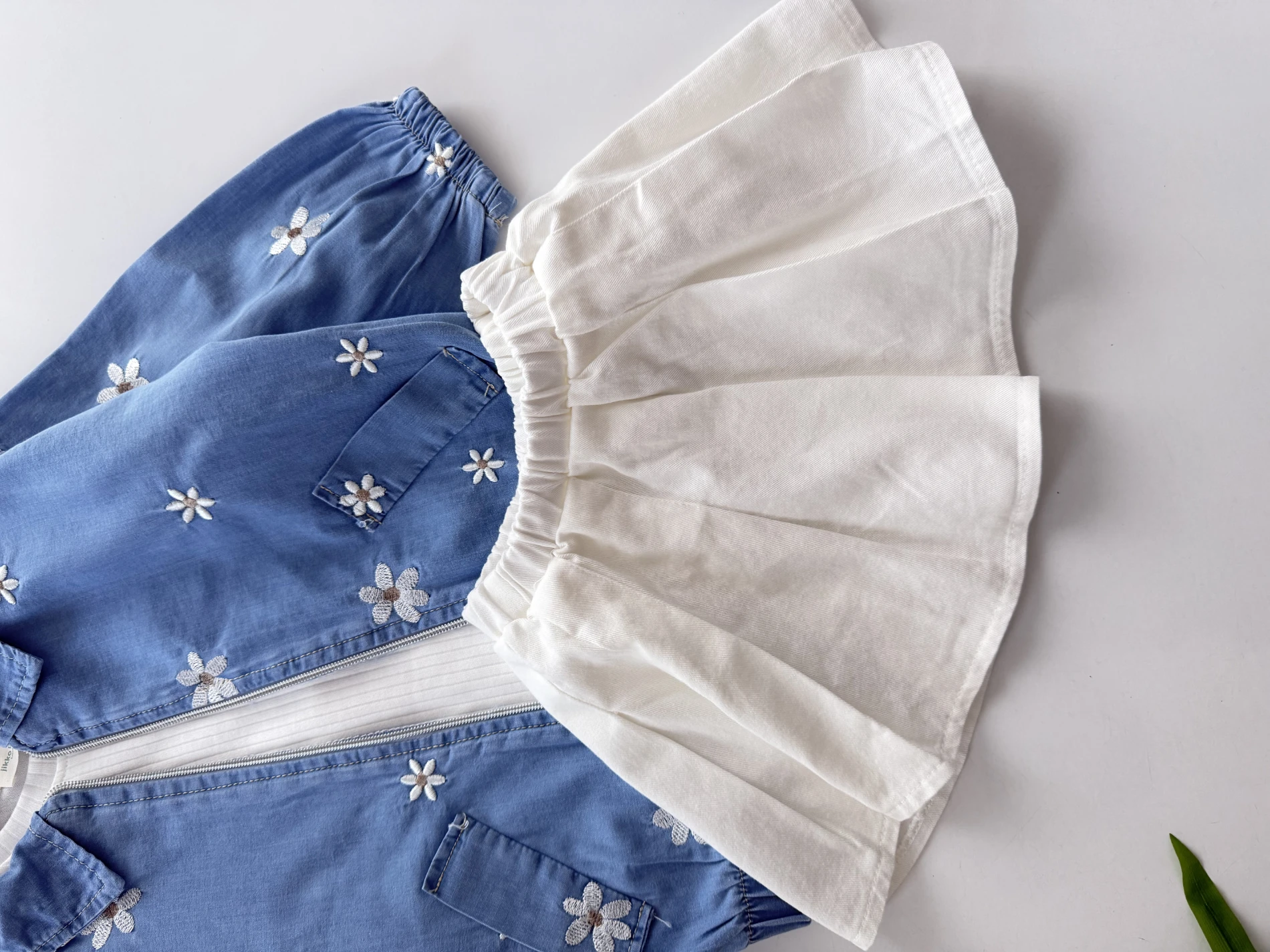 Papatya Bomber Ceketli Badili Etekli 3’lü Premium Takım