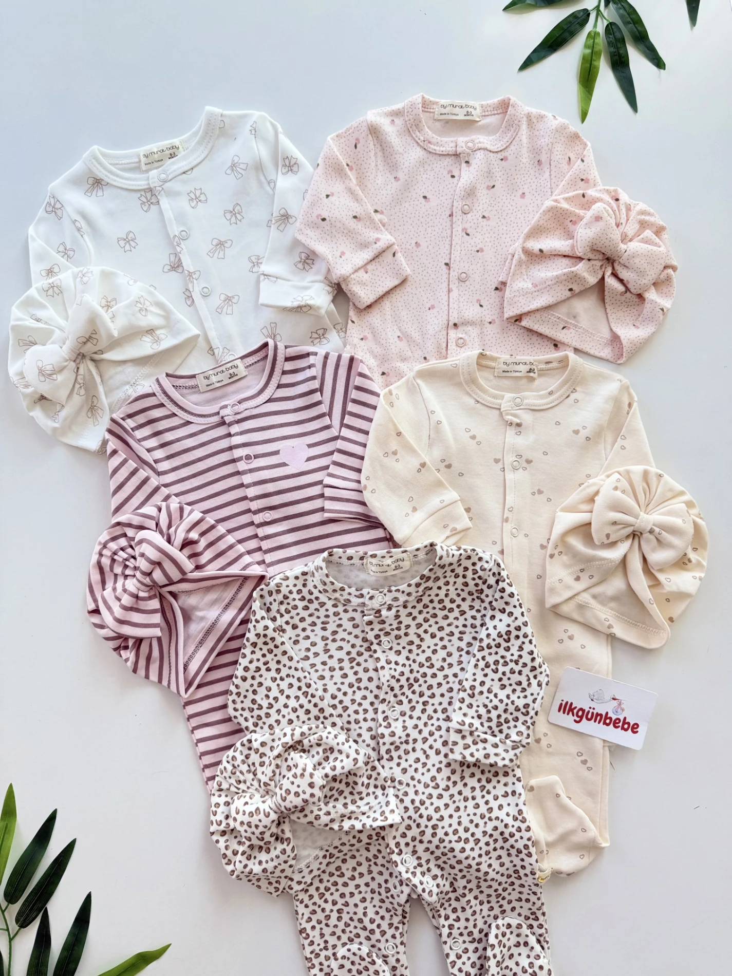 5 Tulum  & 5 Bandana  %100 Pamuk Set