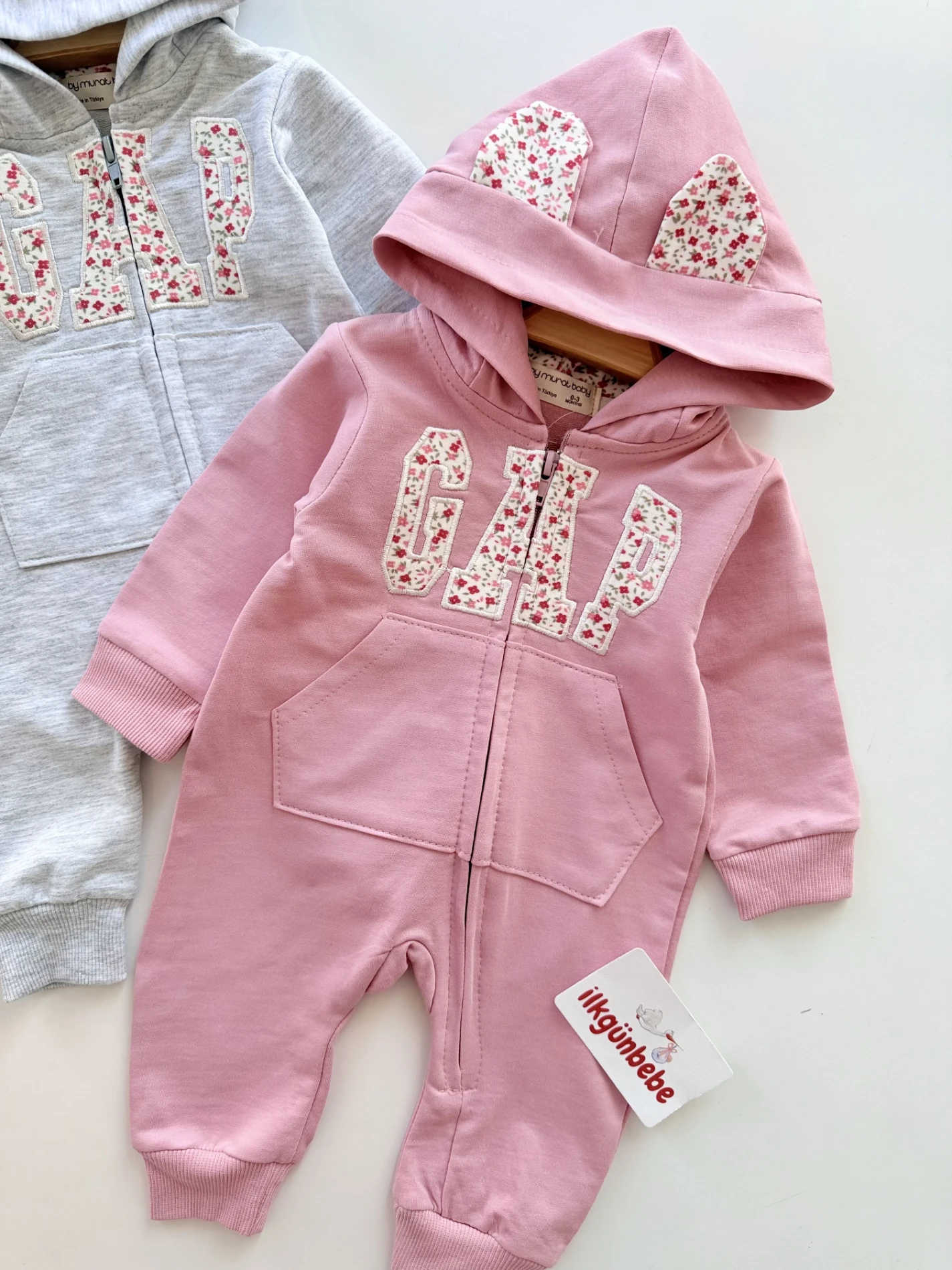 Marka Çiçek Temalı %100 Pamuk Tulum 