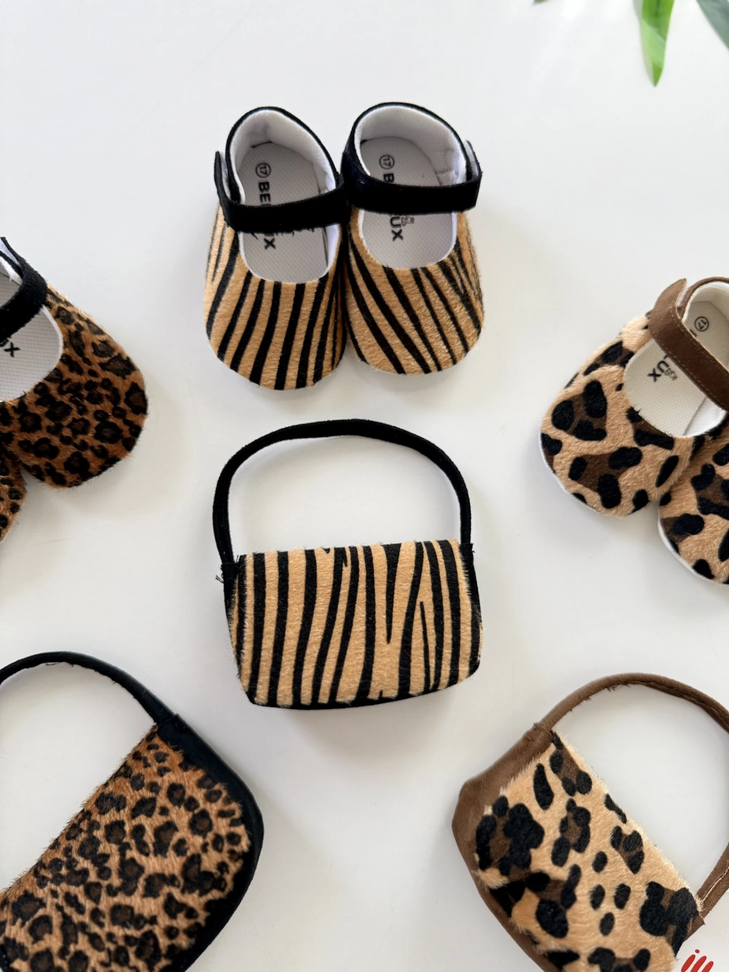 Leopar Çanta & Ayakkabı Set