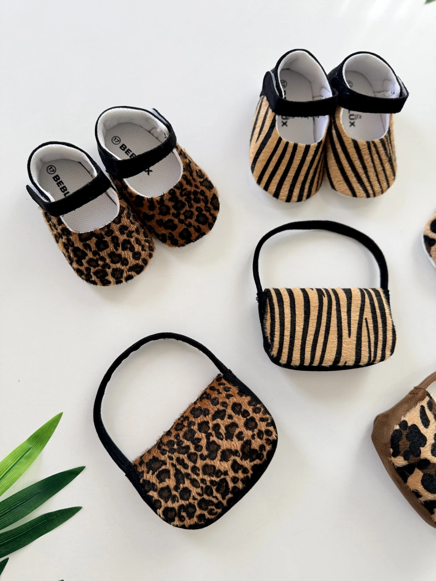 Leopar Çanta & Ayakkabı Set