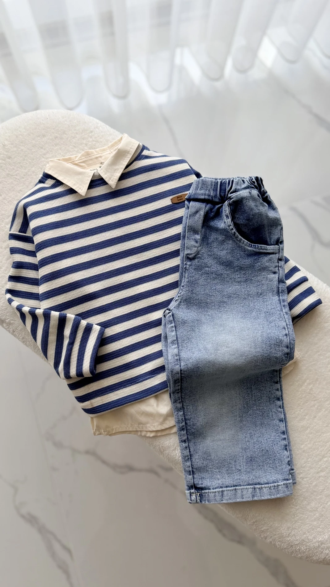 Gömlek Sweat Kot Pantolon Premium 3’lü  Takımı