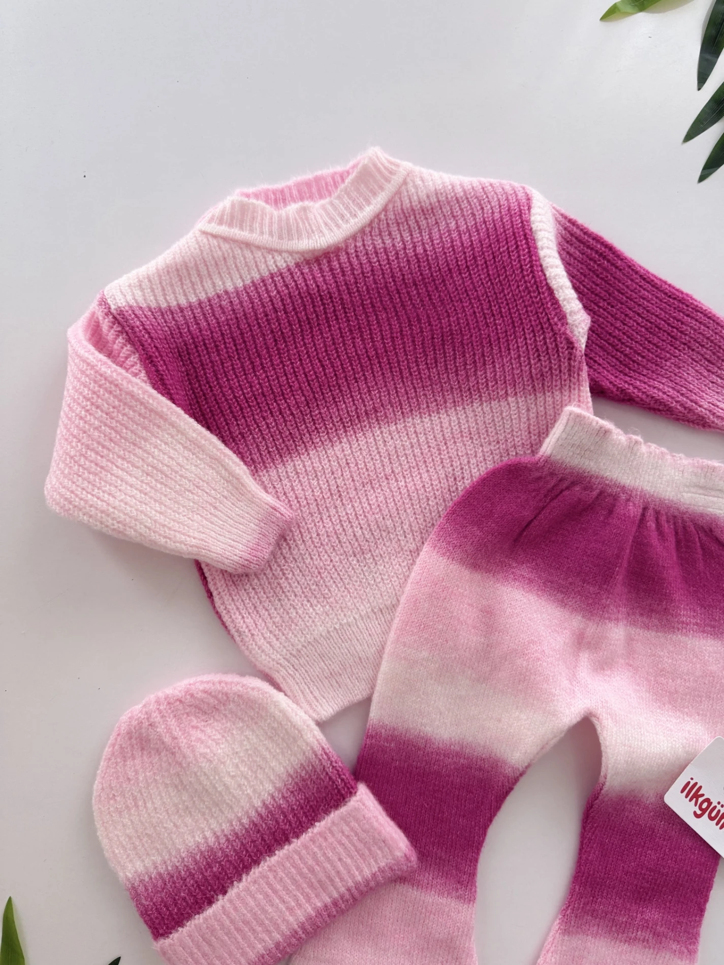 Batik Desen Triko 3’lü Takım