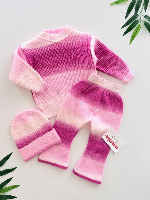 Batik Desen Triko 3’lü Takım