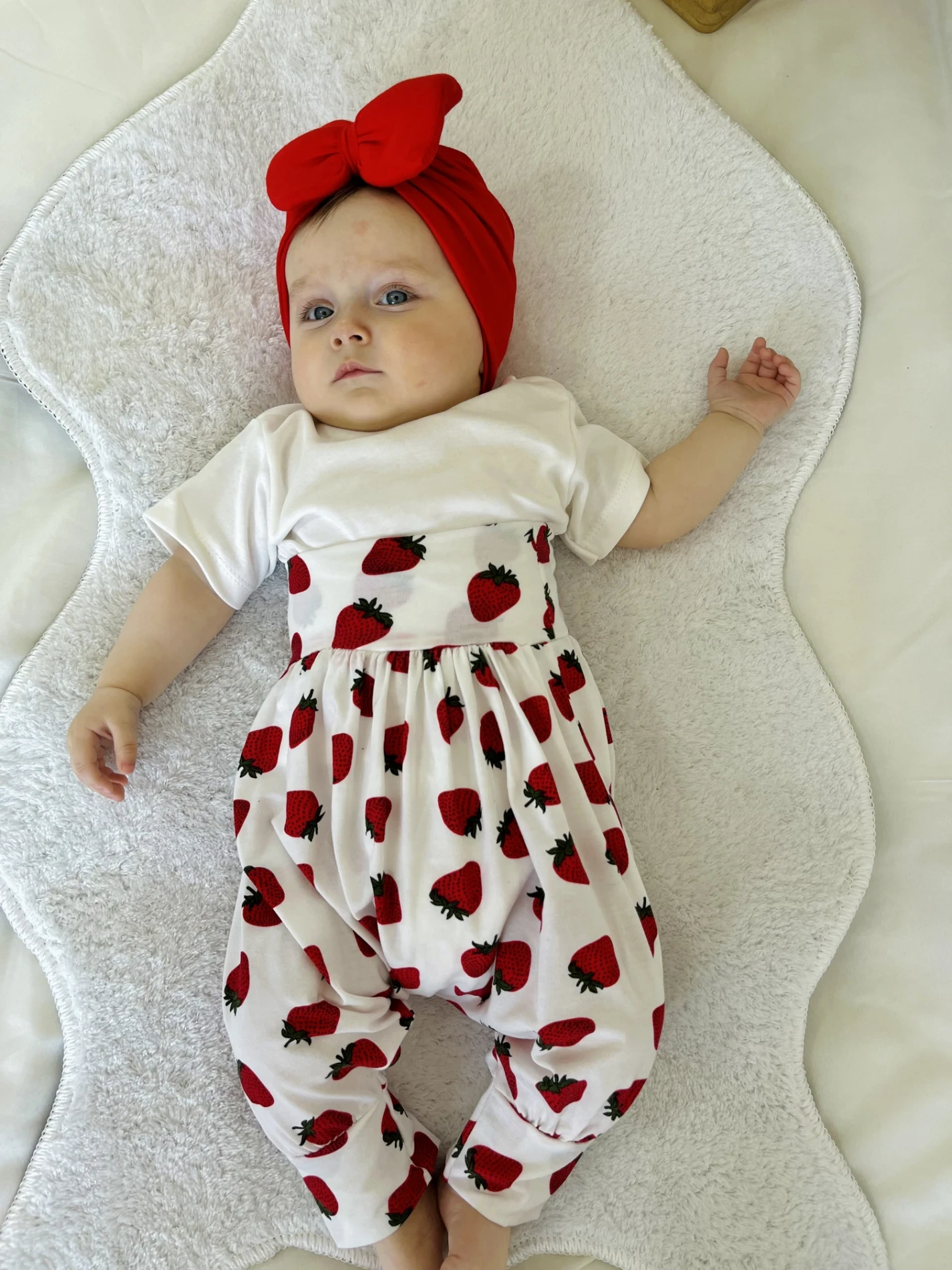 Çiçek Desenli Rengarenk Şalvar 