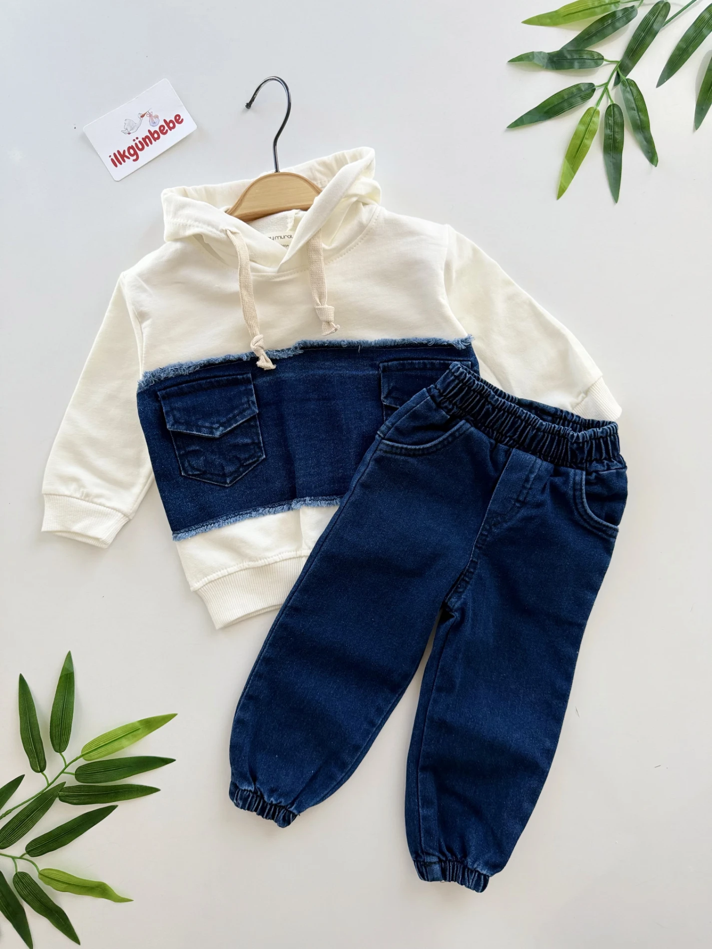 Cep Detaylı Denim 2’li Cool Kot Takım 